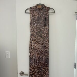 Meshki leopard gown